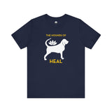 The Hounds of Heal - Dog Lover's Fitted Short Sleeve T-Shirt.