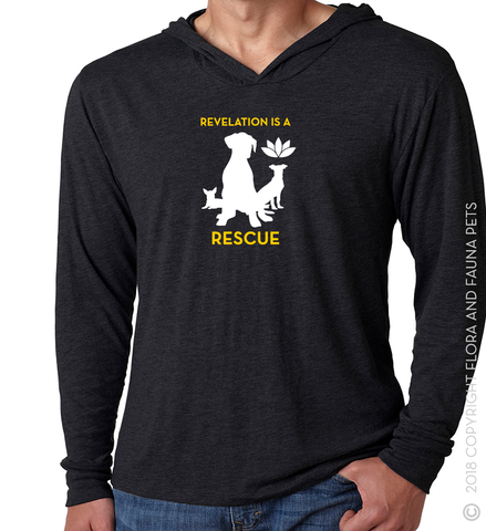 Rescue - Vintage Long Sleeve Hoodie - Flora and Fauna Pets